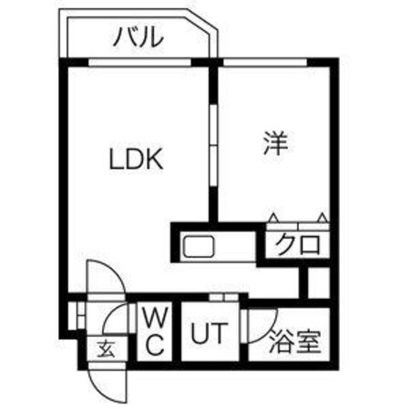 クイーンズフォレスト中島公園の物件間取画像